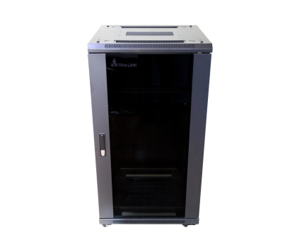 Szafa RACK Extralink Szafa rack 27U 600x600 czarna stojąca EX.14749